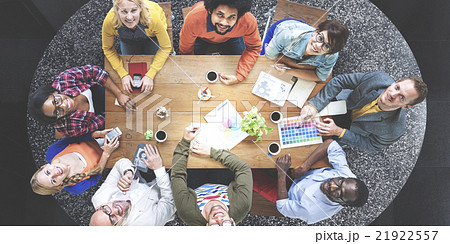 Group of Diverse Designers Having a Meeting Concept 21922557