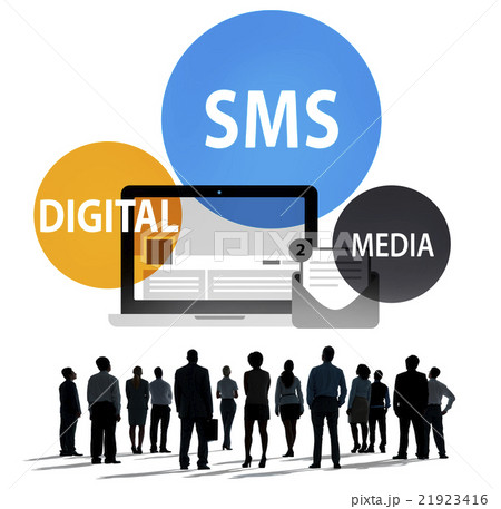 SMS Digital Media Message Chatting Communication Concept SMS Digital Media Message Chatting Communication Concept 21923416