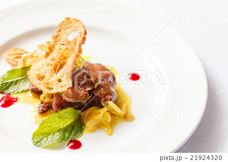 foie gras with sauce foie gras with sauce 21924320