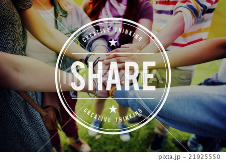 Share Sharing Social Networking Connection Communication Concept 21925550
