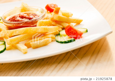 French Fries with ketchup 21925878