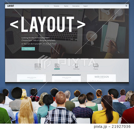 Layout Editing Page Responsive Design Concept Layout Editing Page Responsive Design Concept 21927036