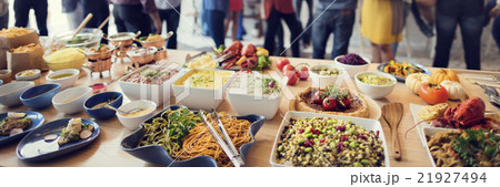 Brunch Choice Crowd Dining Food Options Eating Concept Brunch Choice Crowd Dining Food Options Eating Concept 21927494