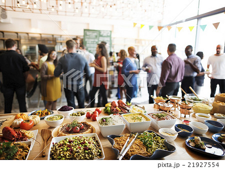 Buffet Dinner Dining Food Celebration Party Concept 21927554