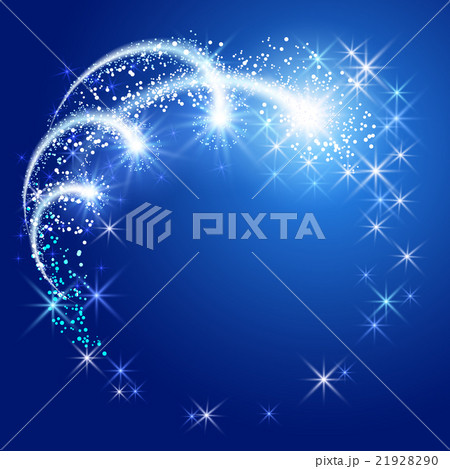 Neon round frame with stars 21928290