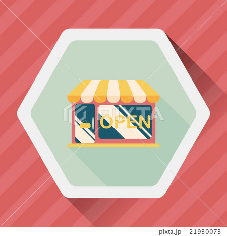 shopping store flat icon with long shadow,eps10 shopping store flat icon with long shadow,eps10 21930073