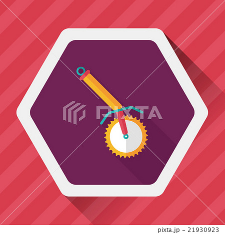 kitchenware corkscrew flat icon with long shadow,eps10 21930923