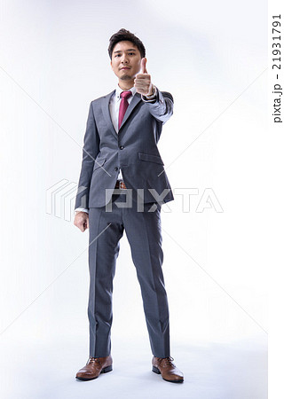 スーツ リーマン 男性の写真素材
