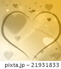 Golden valentines card with hearts 21931833