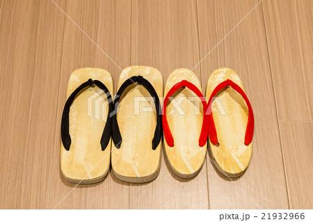 Zori sandal on floor. Zori sandal on floor. 21932966