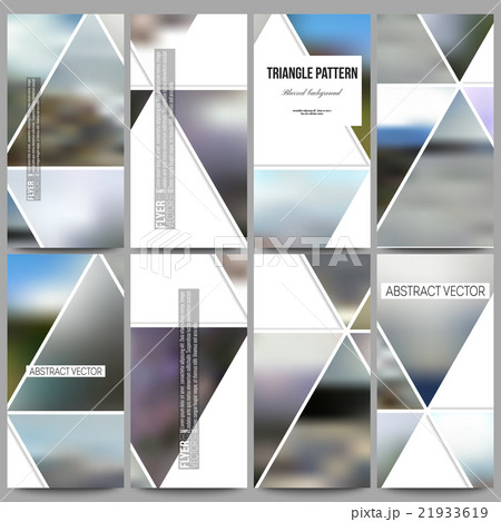 Modern vector flyers. Abstract multicolored 21933619