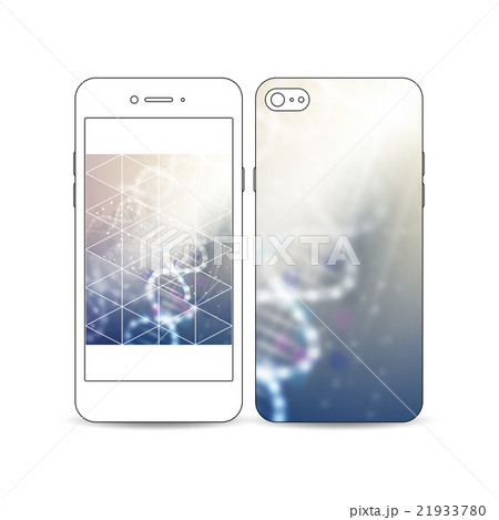 Mobile smartphone with an example of the screen Mobile smartphone with an example of the screen 21933780