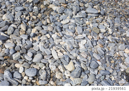 Sea stones on the beach Sea stones on the beach 21939561