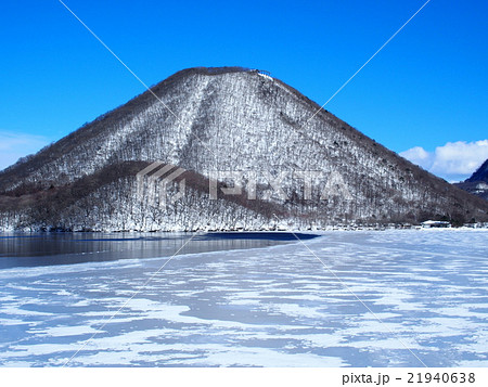 冬の榛名山 イメージ ０１ の写真素材