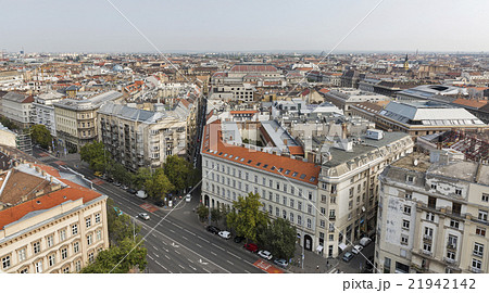 Aerial view of Budapest city 21942142