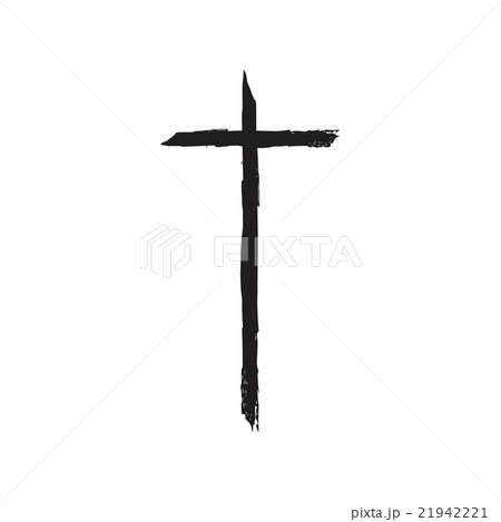 Christian cross grunge vector illustration 21942221
