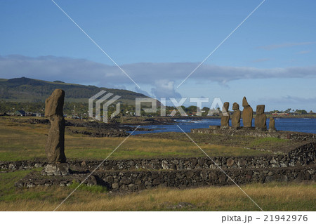 Moai statues on Easter Island 21942976