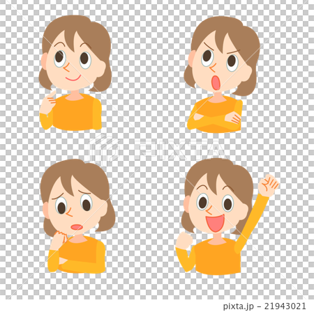 Deformed female emotion 4 species Deformed female emotion 4 species 21943021