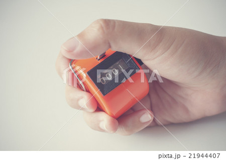 Hand hold counter. Hand hold counter. 21944407