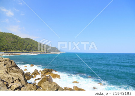 太平洋と青空（高知県室戸市） 21945192