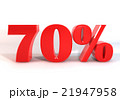 Discount 70 percent Red number Isolate 21947958