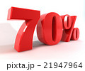 Perspective Discount 70 percent Red number Isolate 21947964