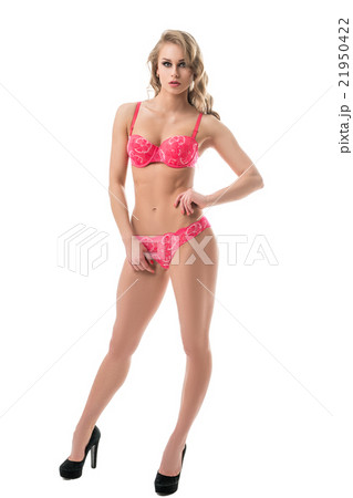 Lovely model in erotic lingerie posing like doll Lovely model in erotic lingerie posing like doll 21950422