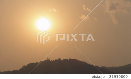 asian buddhist pagoda on mountain during sunset 21950800