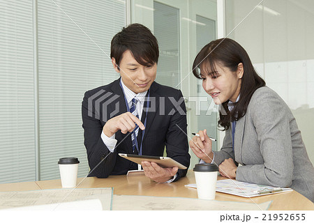 ビジネス　ミーティングシーン 21952655