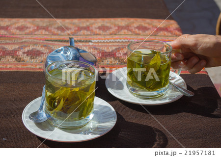 Coca leaves tea known as "Mate de Coca" Coca leaves tea known as "Mate de Coca" 21957181