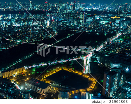 六本木から望む、新宿方面の夜景 六本木から望む、新宿方面の夜景 21962368