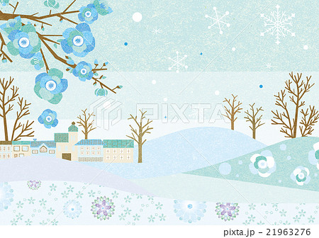 冬の風景のイラスト素材 21963276 Pixta
