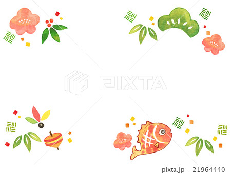 正月イラストのイラスト素材