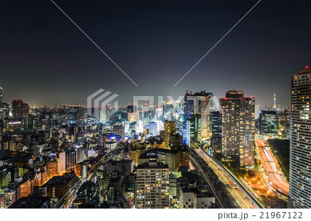 Tokyo Skyline at night time Tokyo Skyline at night time 21967122