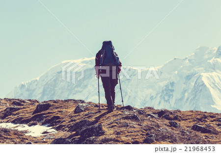 Hike in Himalayas 21968453