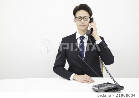 若手サラリーマン　オフィスフォン 21968604