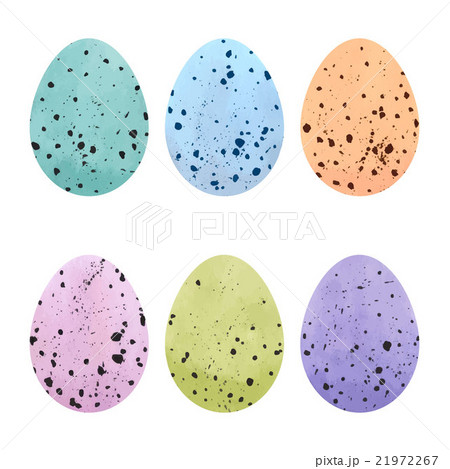 Watercolor Easter eggs set.  21972267