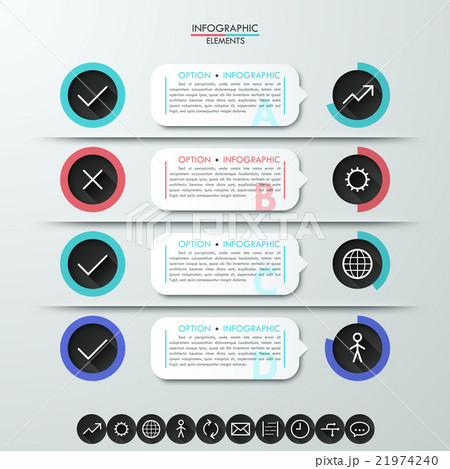 Modern Infographics Process Template Modern Infographics Process Template 21974240