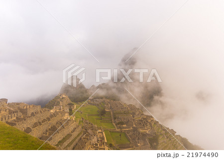 First light on Machu Picchu from opening clouds First light on Machu Picchu from opening clouds 21974490