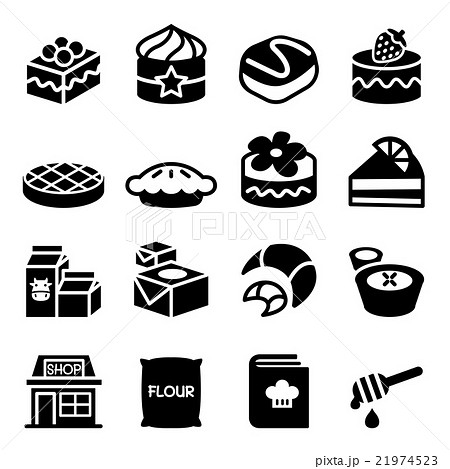 Dessert icon set 21974523