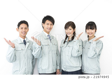 ビジネス　作業着　チーム 21974945