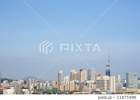 爽やかな福岡の百道一帯の朝 2016春 画角85mm 爽やかな福岡の百道一帯の朝 2016春 画角85mm 21975996