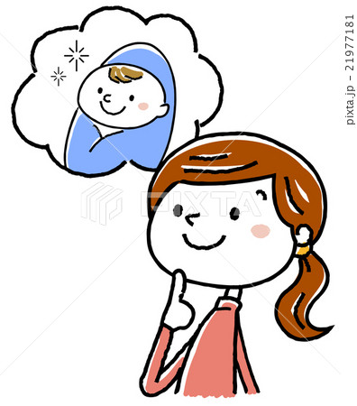 イラスト素材:妊婦と生まれてくる子供 イラスト素材:妊婦と生まれてくる子供 21977181