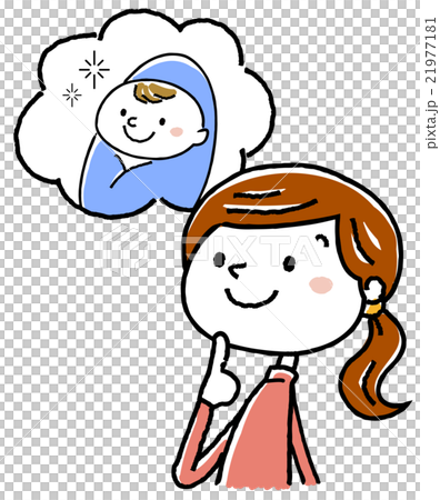 イラスト素材:妊婦と生まれてくる子供 イラスト素材:妊婦と生まれてくる子供 21977181