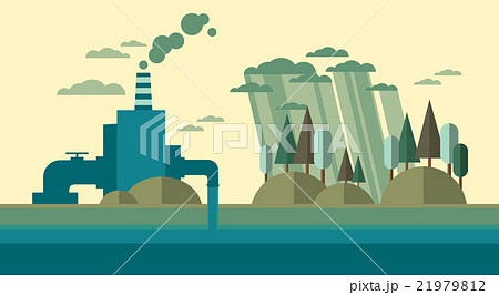 Nature Pollution Plant Pipe Dirty Waste Water Nature Pollution Plant Pipe Dirty Waste Water 21979812