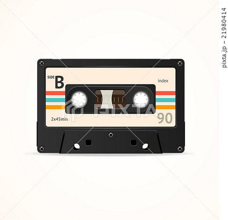 Cassette Tape Old. Vector 21980414
