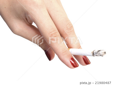 hand with cigarette 21980487