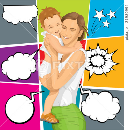 Vector Woman With Child Vector Woman With Child 21980994