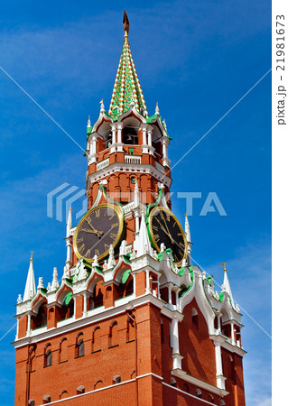 Spasskaya tower on Red square 21981673