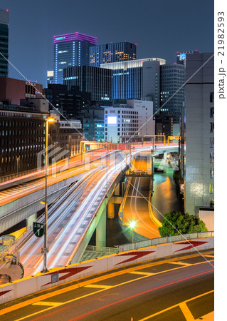 江戸橋JCK・日本橋方面・長時間露光撮影 21982593